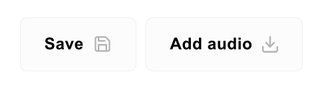Save audio button