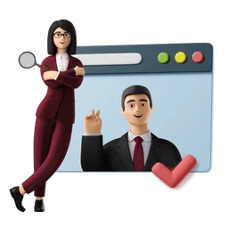 A girl doing SEO for video